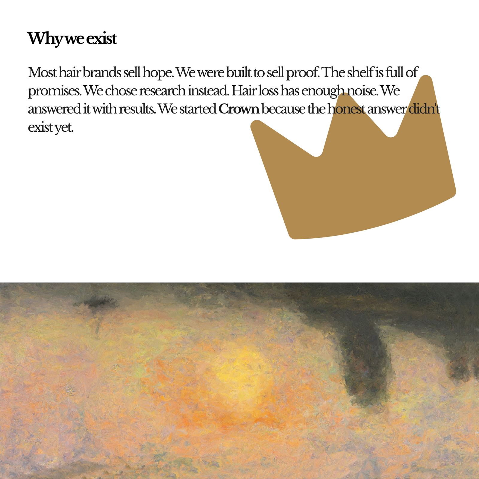 Why Crown exists