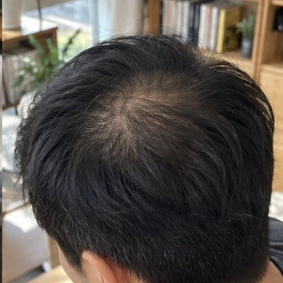 Kenji hair progress, month 2