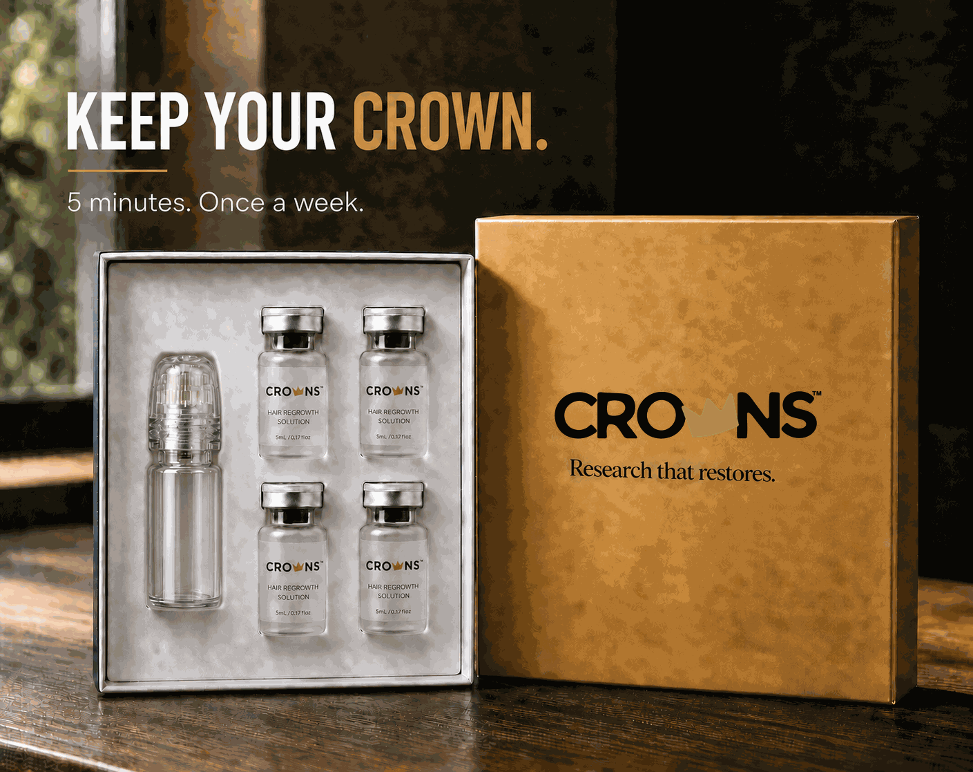 The CROWNS Antidote hair renewal system